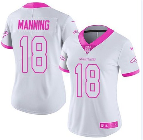 Peyton Manning Denver Broncos white jersey