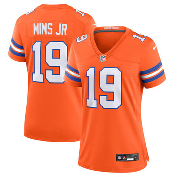 Marvin Mims Jr Denver Broncos orange Throwback jersey