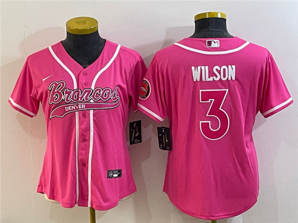 Russell Wilson Denver Broncos pink jersey