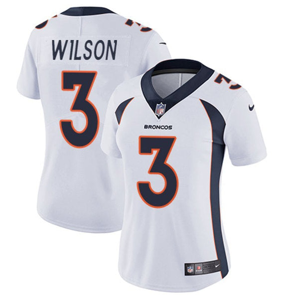 Russell Wilson Denver Broncos white jersey
