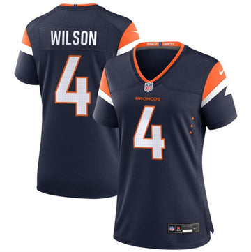 Zach Wilson Denver Broncos navy jersey