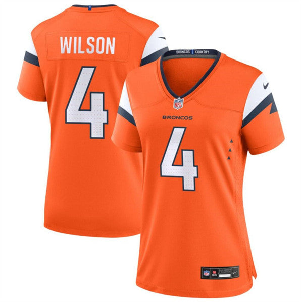 Zach Wilson Denver Broncos orange jersey