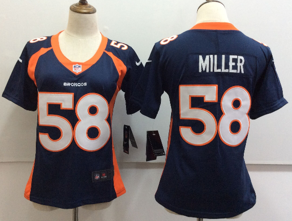 Von Miller Denver Broncos blue jersey