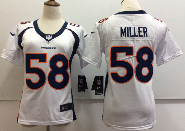 Von Miller Denver Broncos white jersey