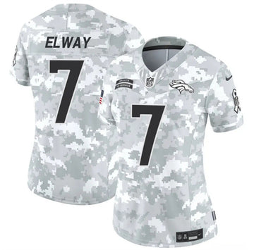 John Elway Arctic Denver Broncos camo Salute To Service jersey