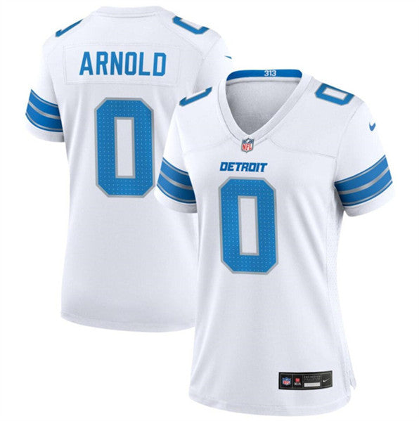 Terrion Arnold Detroit Lions white jersey