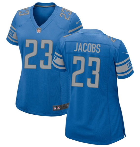 Jerry Jacobs Detroit Lions blue jersey
