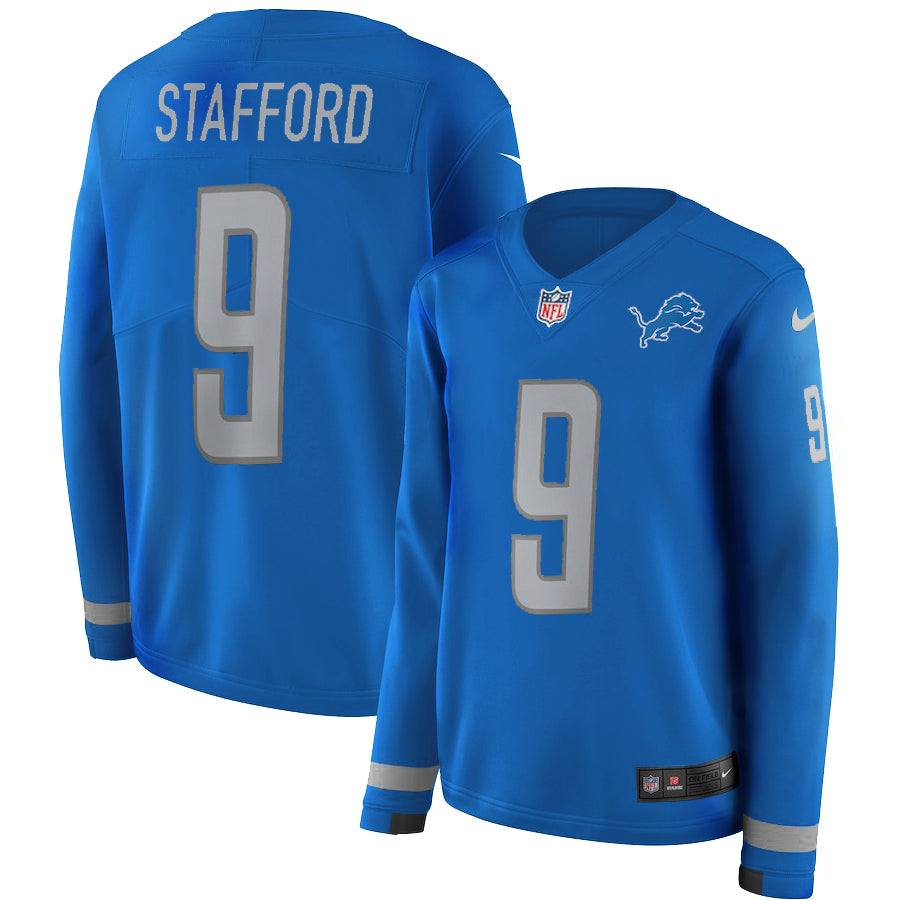 Matthew Stafford Detroit Lions blue jersey