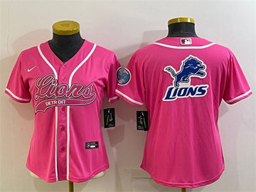 Detroit Lions pink jersey