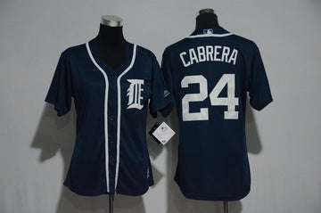 Miguel Cabrera Majestic Detroit Tigers navy Fashion jersey