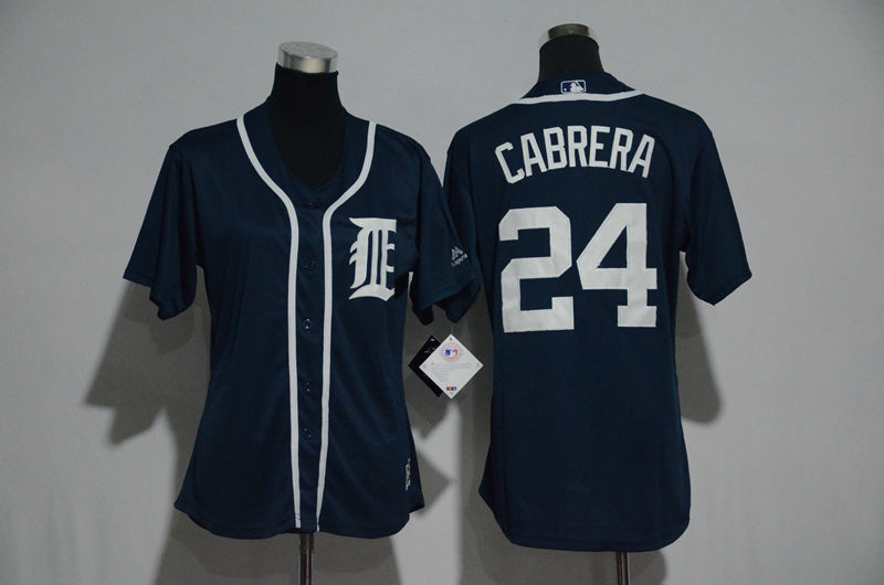 Miguel Cabrera Majestic Detroit Tigers navy Fashion jersey