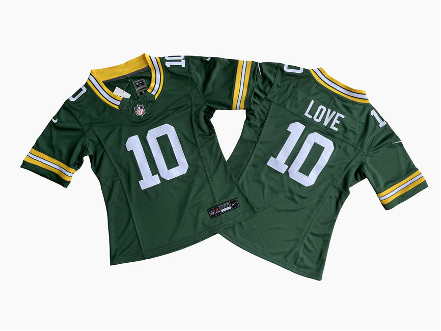Jordan Love Green Bay Packers green FUSE jersey