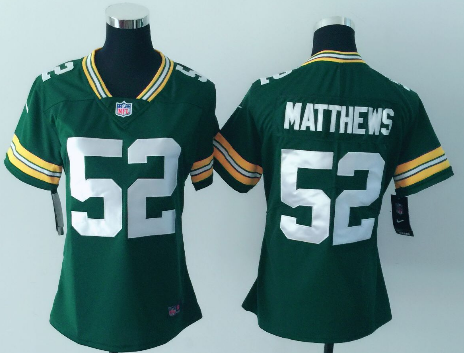 Clay Matthews Green Bay Packers green jersey