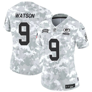 Christian Watson Arctic Green Bay Packers green Salute To Service jersey