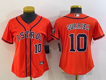 Yuli Gurriel Houston Astros orange jersey