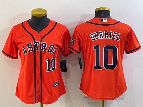 Yuli Gurriel Houston Astros orange jersey