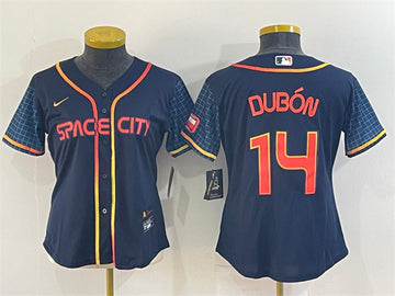 Mauricio Dubon Houston Astros navy City Connect jersey