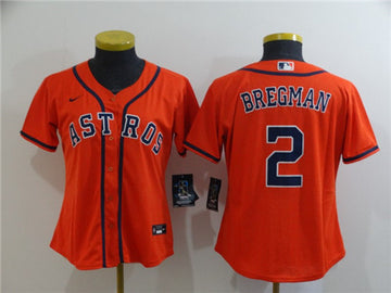 Alex Bregman Houston Astros orange jersey