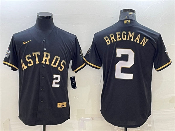 Alex Bregman Houston Astros black jersey