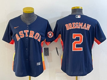 Alex Bregman Houston Astros navy jersey