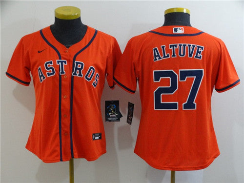 Jose Altuve Houston Astros orange jersey
