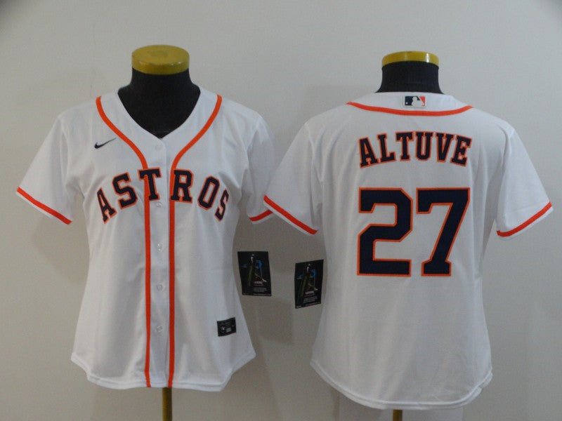 Jose Altuve Houston Astros white jersey