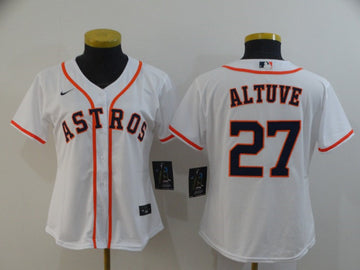 Jose Altuve Houston Astros white jersey
