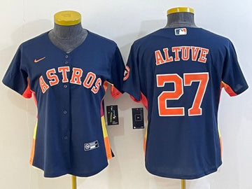Jose Altuve Houston Astros navy jersey