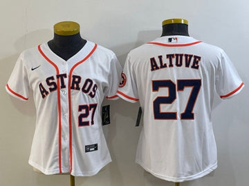 Jose Altuve Houston Astros white jersey