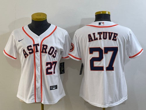 Jose Altuve Houston Astros white jersey