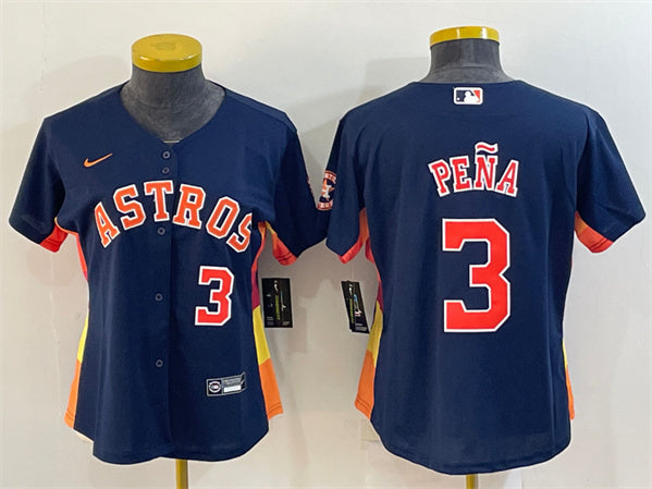 Jeremy Pena Houston Astros navy jersey