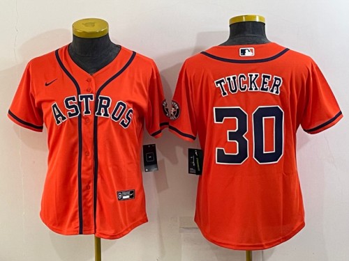 Kyle Tucker Houston Astros orange jersey