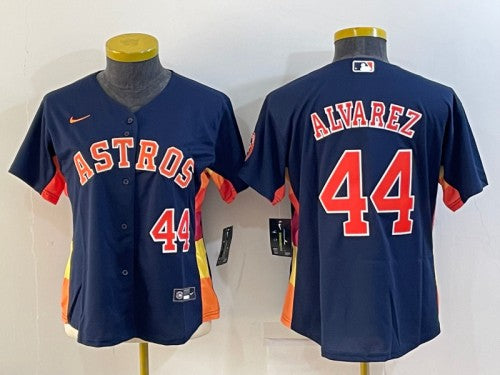 Yordan Alvarez Houston Astros navy jersey