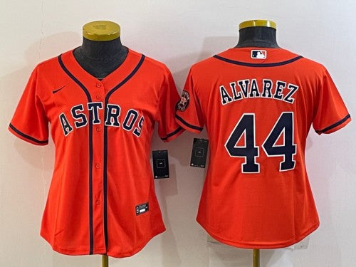 Yordan Alvarez Houston Astros orange jersey