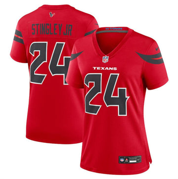 Derek Stingley Jr Houston Texans red Alternate jersey