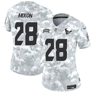 Joe Mixon Arctic Houston Texans camo Salute To Service jersey