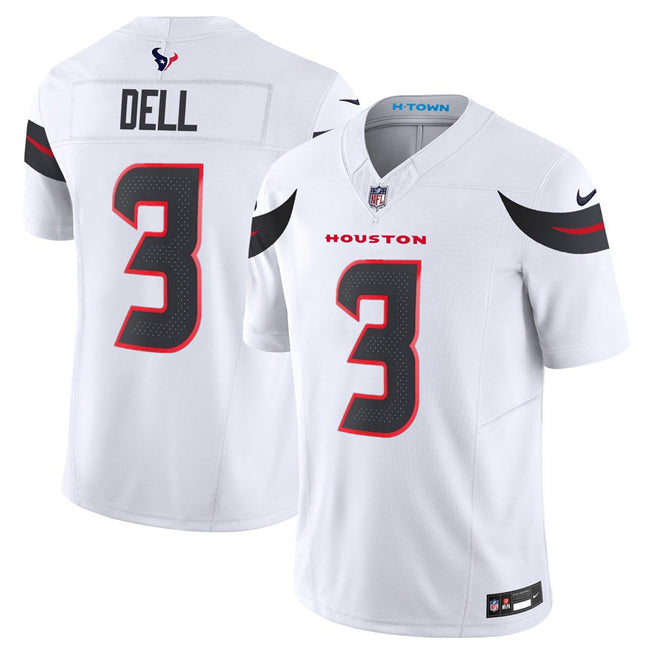 Tank Dell Houston Texans white FUSE jersey
