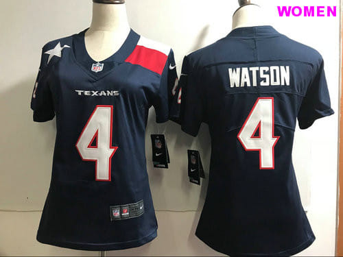 Deshaun Watson Houston Texans navy jersey
