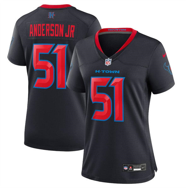 Will Anderson Jr Houston Texans navy Alternate jersey