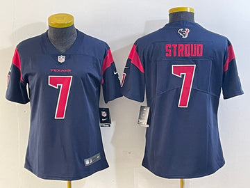 CJ Stroud Houston Texans navy Color Rush jersey