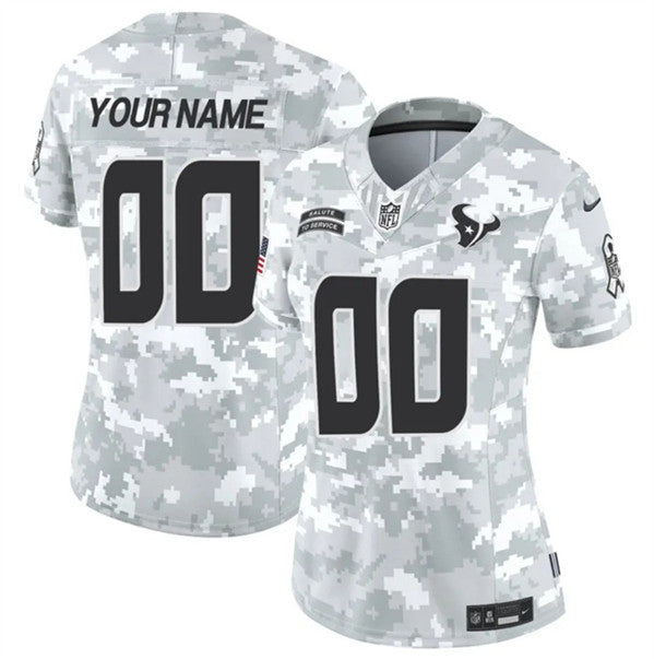 Custom Houston Texans camo Salute To Service jersey