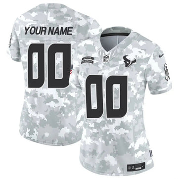 Custom Houston Texans camo Salute To Service jersey