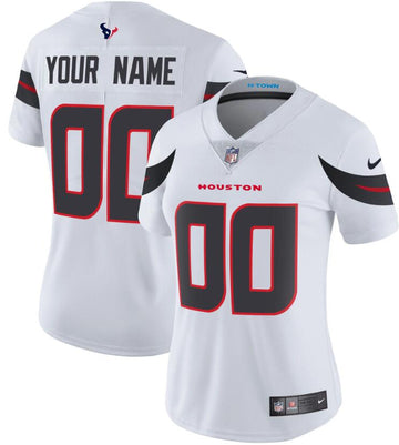 Custom Houston Texans white FUSE jersey