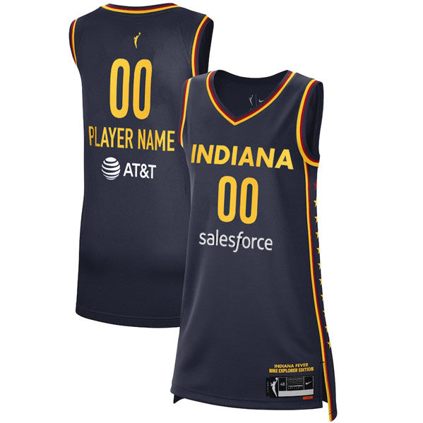 Custom Indiana Fever navy jersey