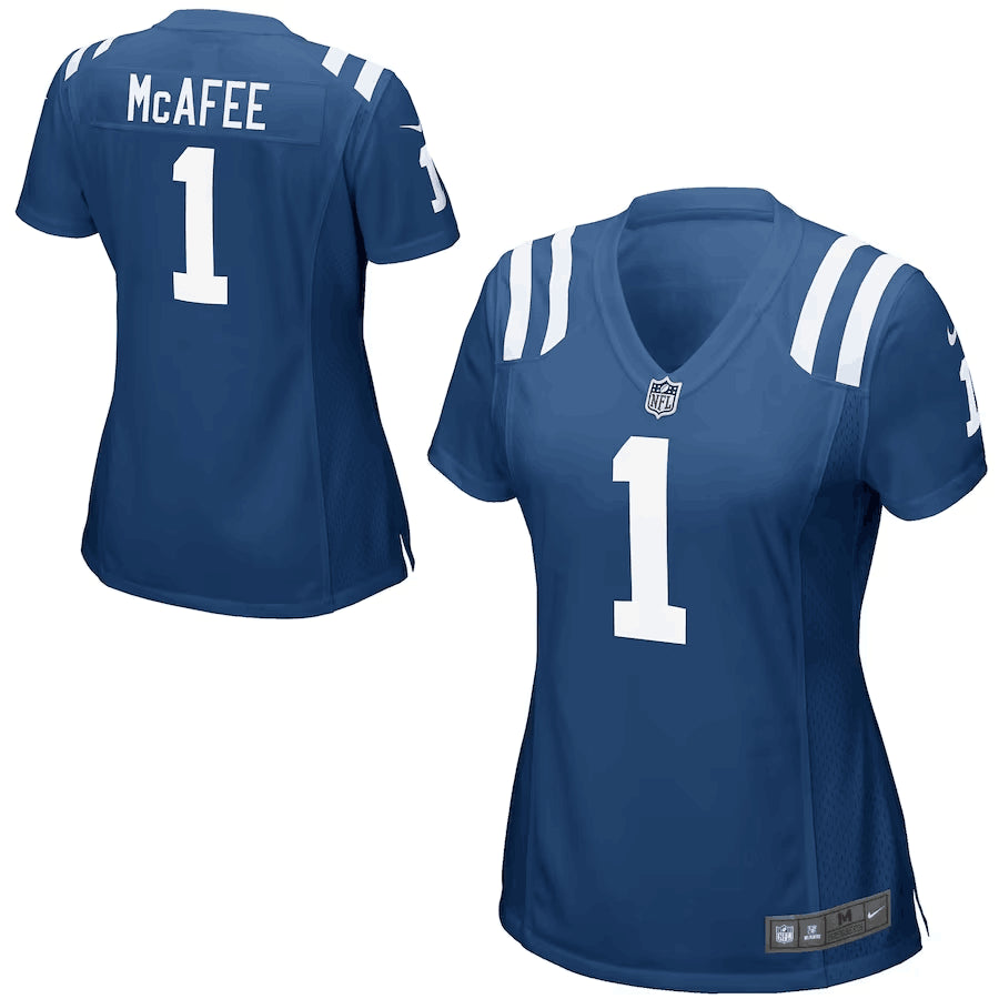 Pat McAfee Indianapolis Colts royal Game jersey