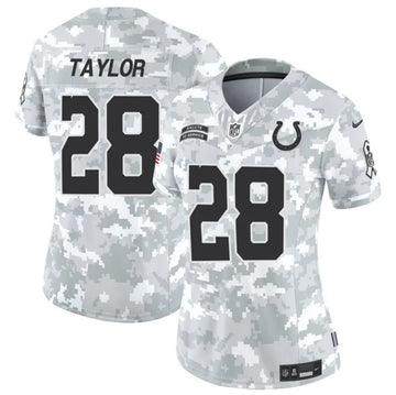 Jonathan Taylor Indianapolis Colts camo Salute To Service jersey