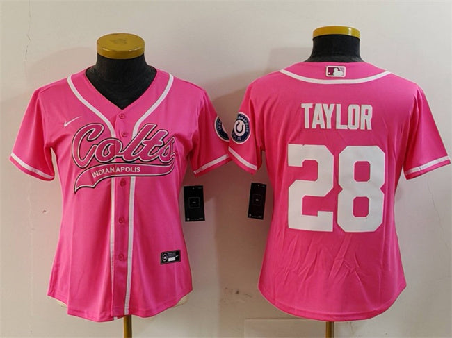 Jonathan Taylor Indianapolis Colts pink jersey