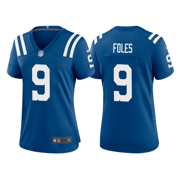 Nick Foles Indianapolis Colts royal Game jersey