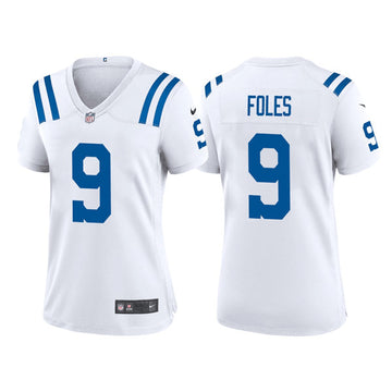 Nick Foles Indianapolis Colts white Game jersey