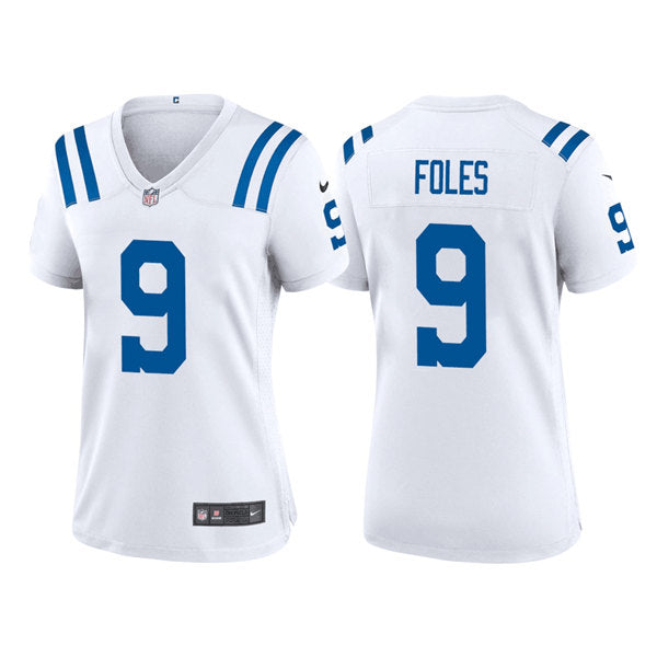Nick Foles Indianapolis Colts white Game jersey